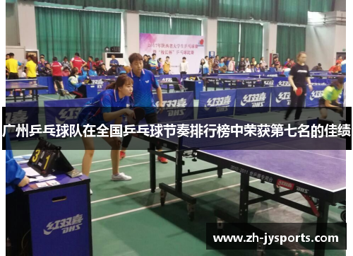 广州乒乓球队在全国乒乓球节奏排行榜中荣获第七名的佳绩